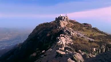 泰山山顶实拍延时景色视频的预览图